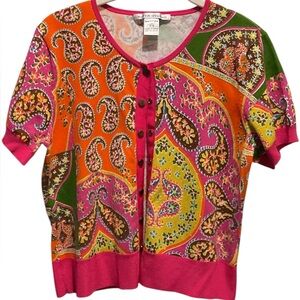 Peter Nygard Women’s Petite Colorful Sweater